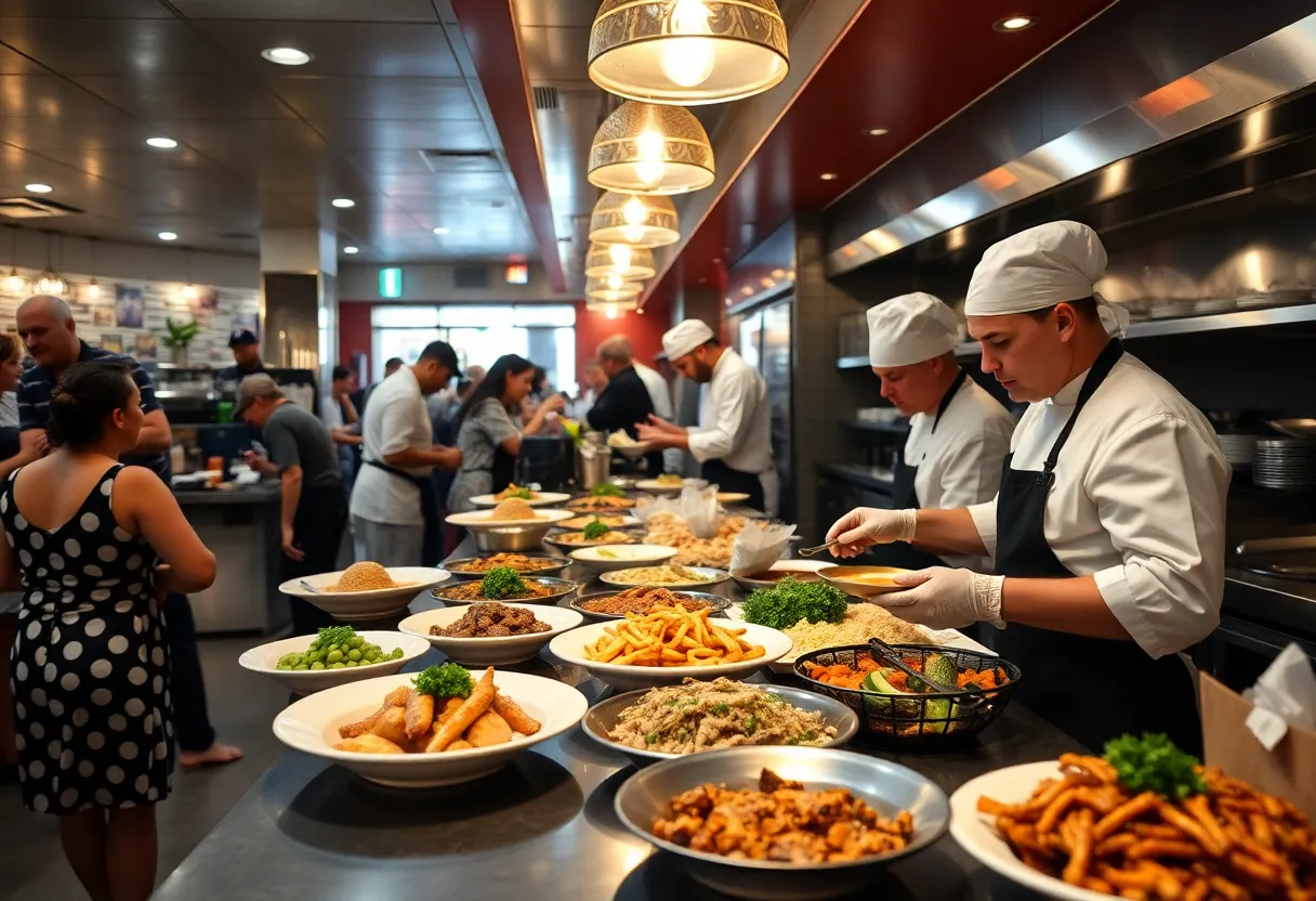 A colorful array of dishes served at a Dallas restaurant