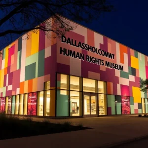 Exterior view of the Dallas Holocaust and Human Rights Museum