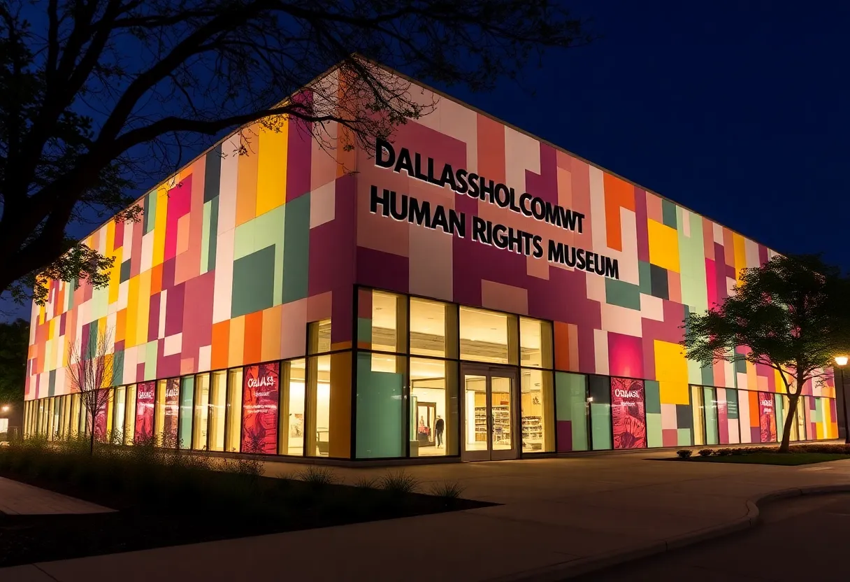 Exterior view of the Dallas Holocaust and Human Rights Museum