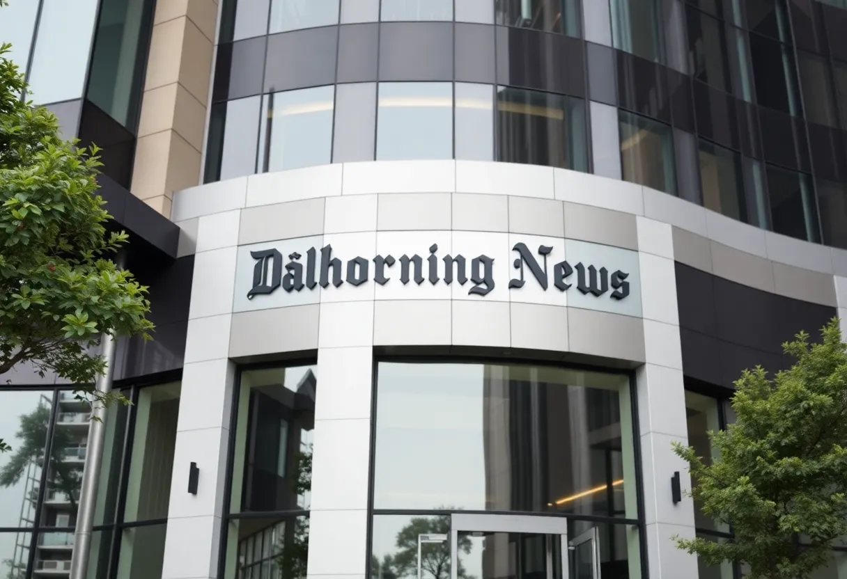 Dallas Morning News building in Dallas