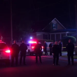 Police officers responding to a standoff situation in Dallas
