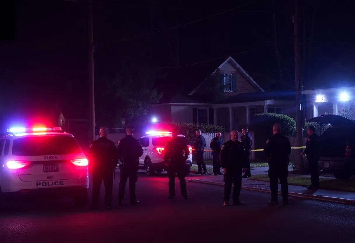 Police officers responding to a standoff situation in Dallas