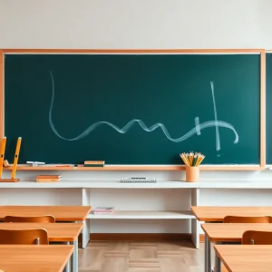 Empty classroom representing educator vetting challenges