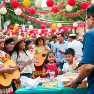 Celebration of Hispanic Heritage Month with music and food.