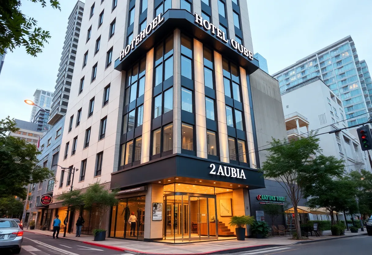 Exterior view of Hyatt House Dallas/Uptown hotel