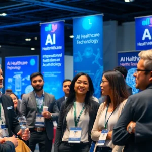 Professionals networking at the INVEST Digital Health Conference in Dallas
