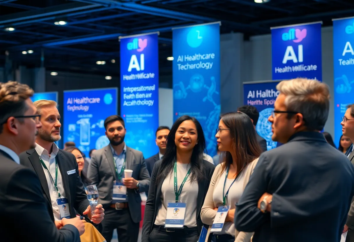 Professionals networking at the INVEST Digital Health Conference in Dallas