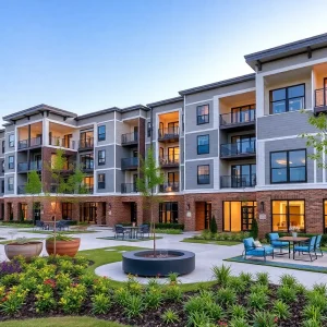 Luxurious apartments at Ovation at Galatyn Park in Richardson, Texas