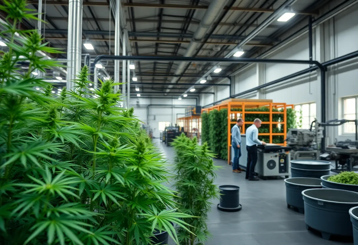 Panda Biotech's eco-friendly hemp processing facility