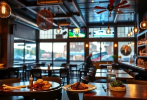 Interior view of Rainbow Cat inside Saint Valentine bar in Dallas