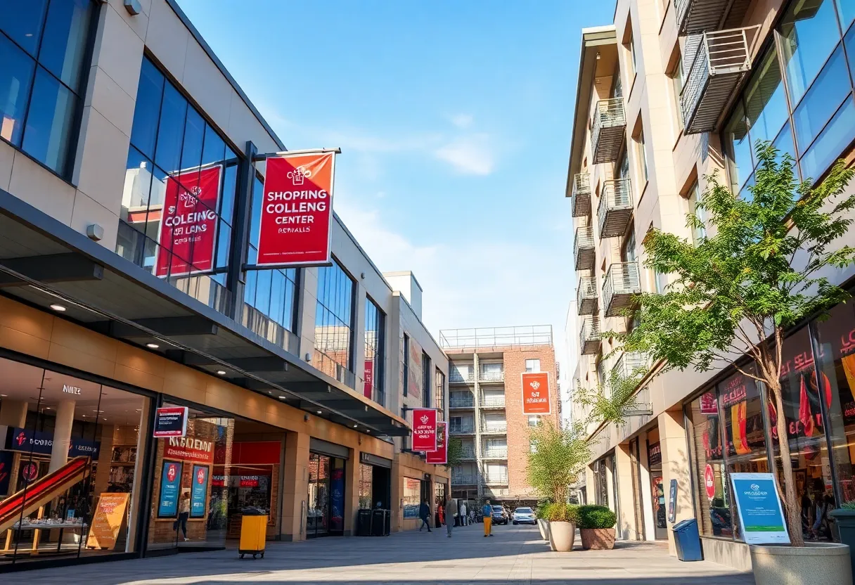 The Shops at Willow Bend with construction signs for redevelopment.