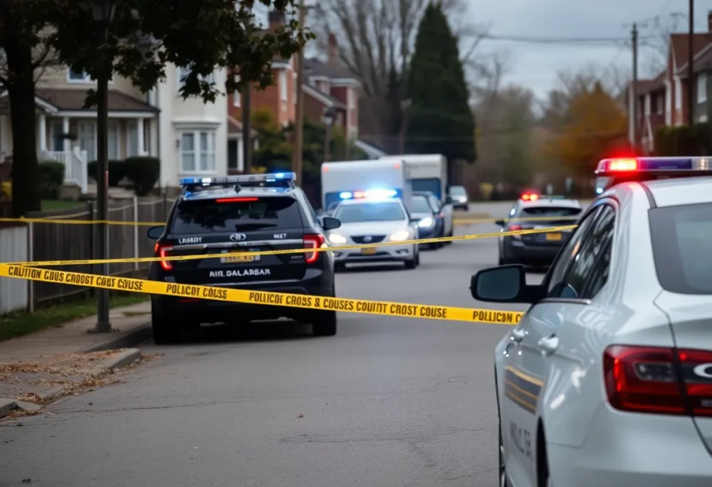 Police investigate a shooting scene in South Dallas.