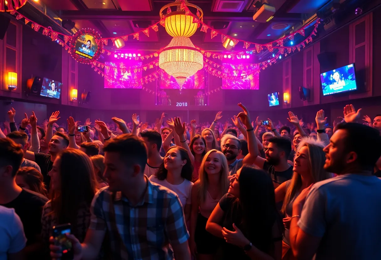 Fans celebrating at Taylor Swift Release Party
