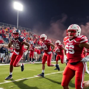 High school football teams competing in Texas