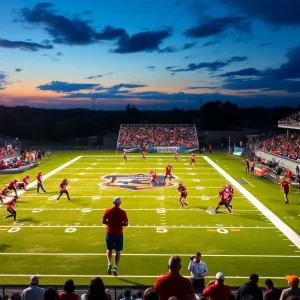 Exciting moment from a Texas high school football game