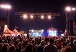 Crowd enjoying TLC's performance at State Fair of Texas