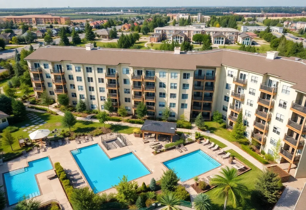 Rendering of the Bonham & Baker housing project in Frisco, Texas