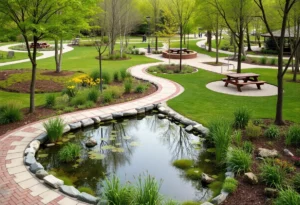 Bushmills Neighborhood Green Park under construction