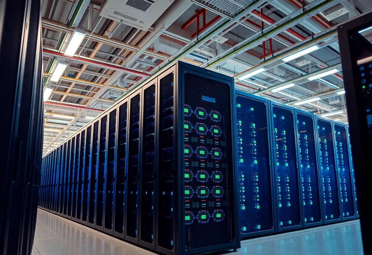 Data center with advanced technology and infrastructure