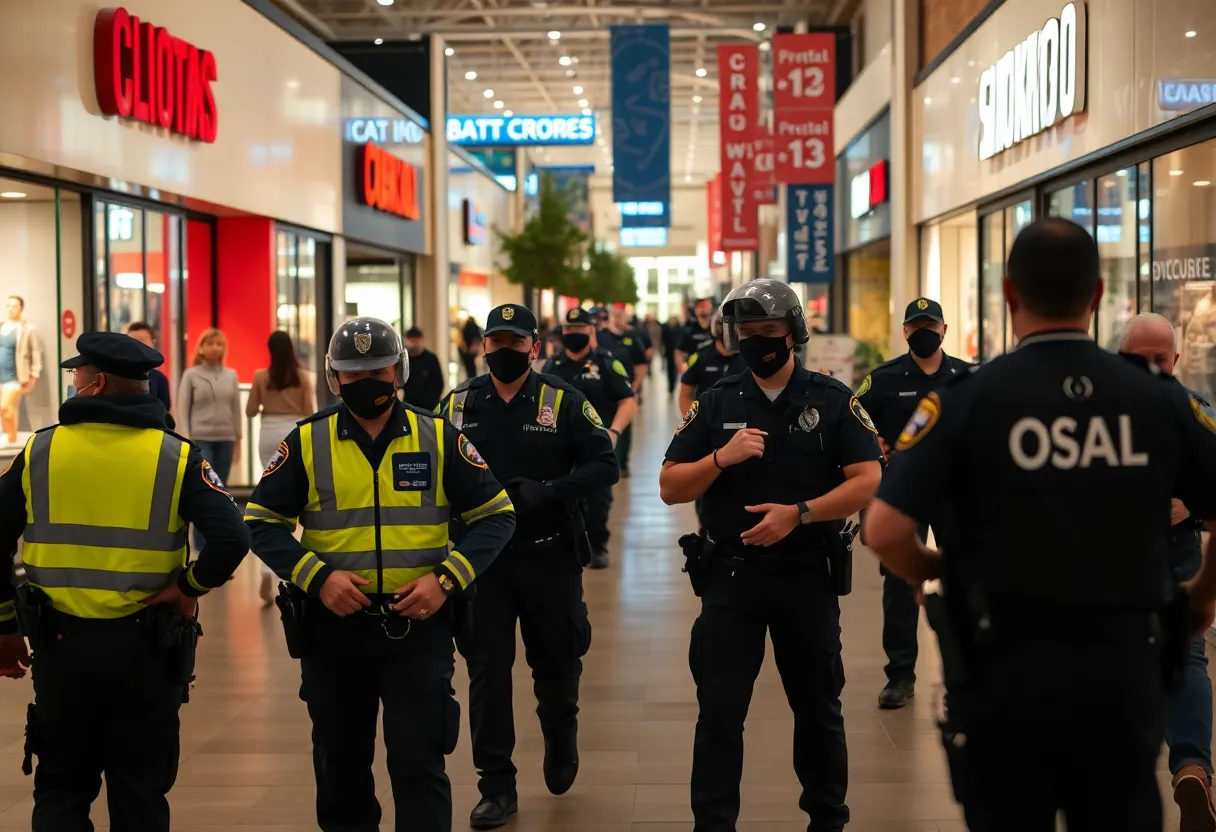 Dallas area police responding to criminal incidents in shopping areas