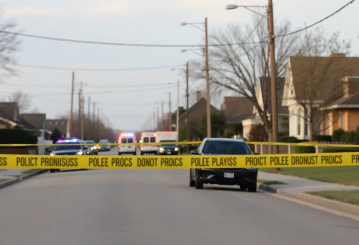 Emergency response at shooting scene in Dallas