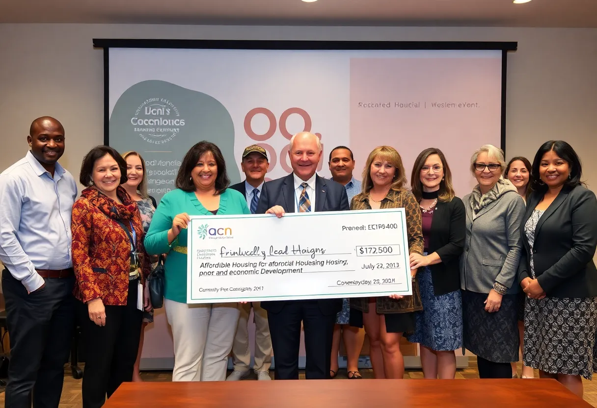 Check presentation event by FHLB Dallas for local nonprofits