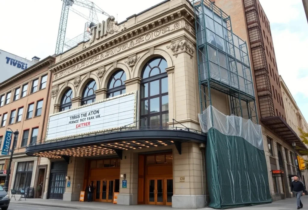 Restoration of the Fine Arts Theatre in Denton, Texas