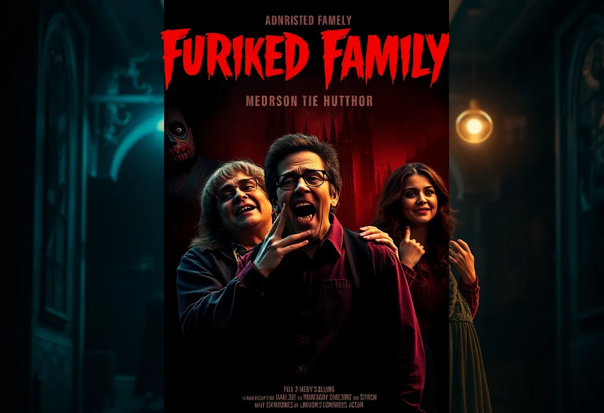 Promotional image for the horror comedy film 'F**k My Son!'