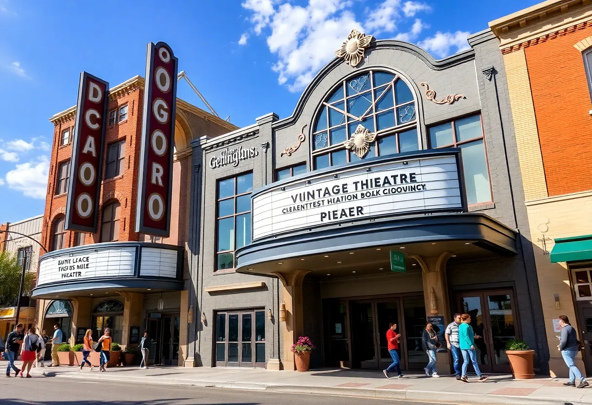 Exterior view of the renovated Forest Theater in South Dallas