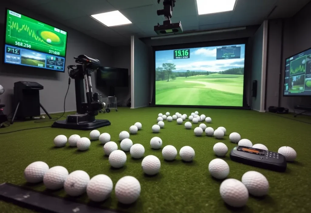 Robotic golf ball testing process in a laboratory environment