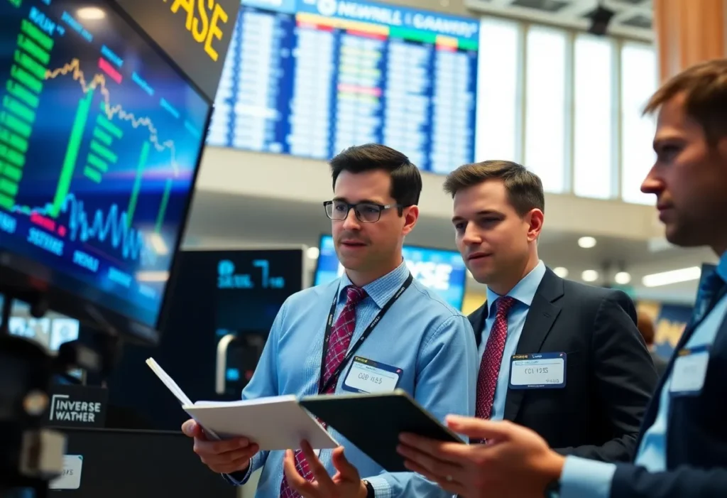 Analysts reviewing earnings data for beverage companies.