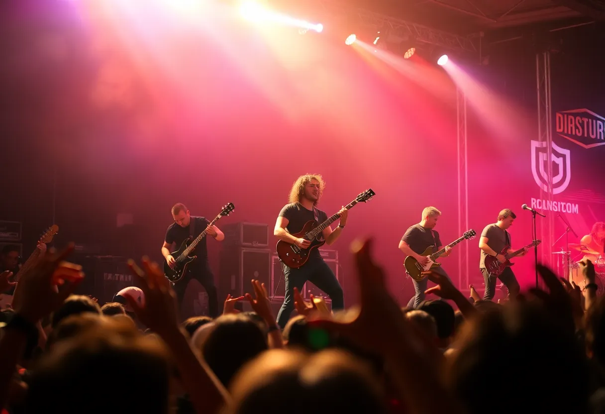 La Dispute performing in concert