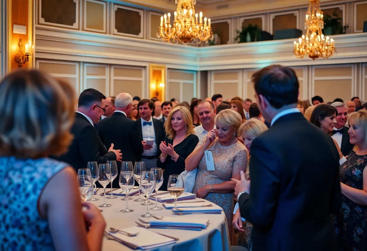 Nicole Kidman attending an amFAR auction in Dallas