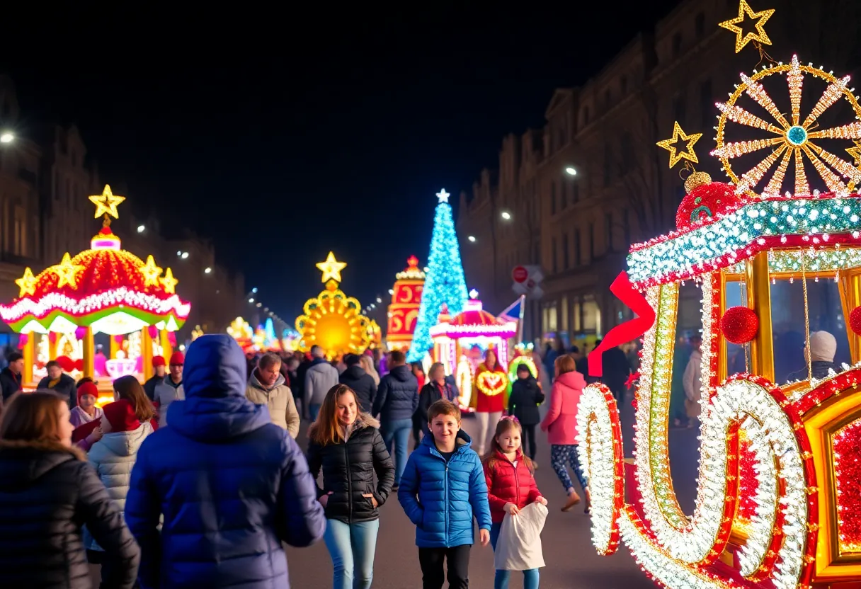 GM Financial Parade of Lights in Downtown Fort Worth