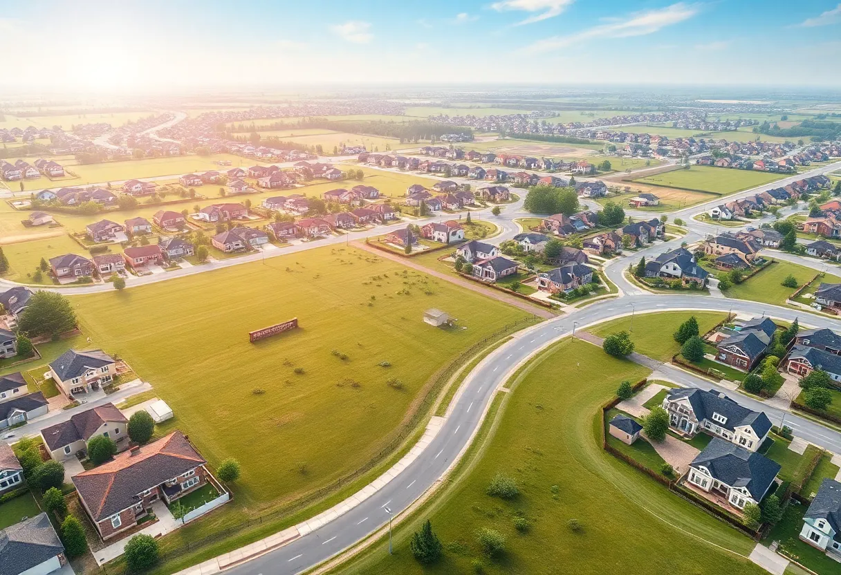 Rendering of Rio Claro housing development in Fort Worth