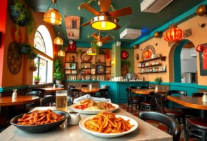 Interior view of Selda Mediterranean Grill showcasing Turkish cuisine