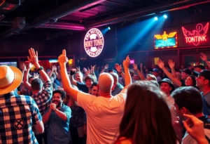 Crowd enjoying a concert at Billy Bob's Texas