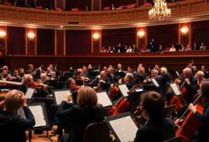 Musicians performing at the Sherman Symphony Orchestra concert