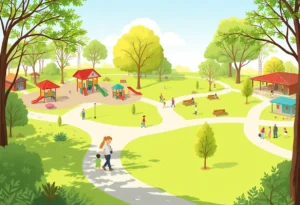 Conceptual design of South Dallas Community Park