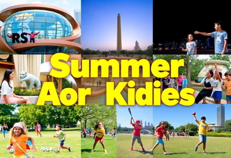 Various summer activities for youth in Dallas