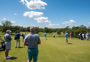 Participants at the Sun & Star Golf Classic in Dallas