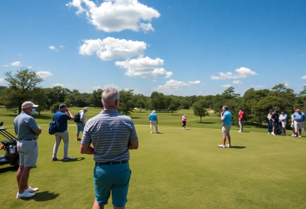 Participants at the Sun & Star Golf Classic in Dallas