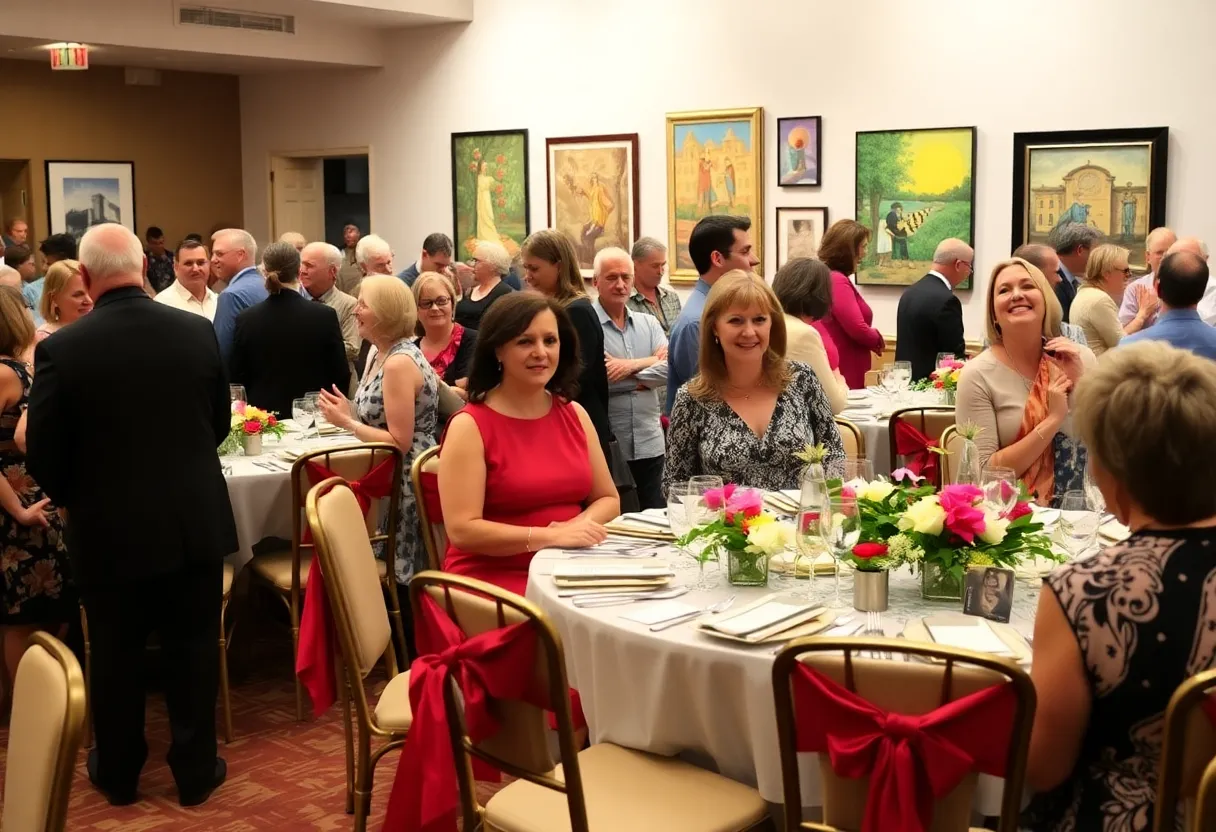 Attendees enjoying the TACA Silver Cup Luncheon