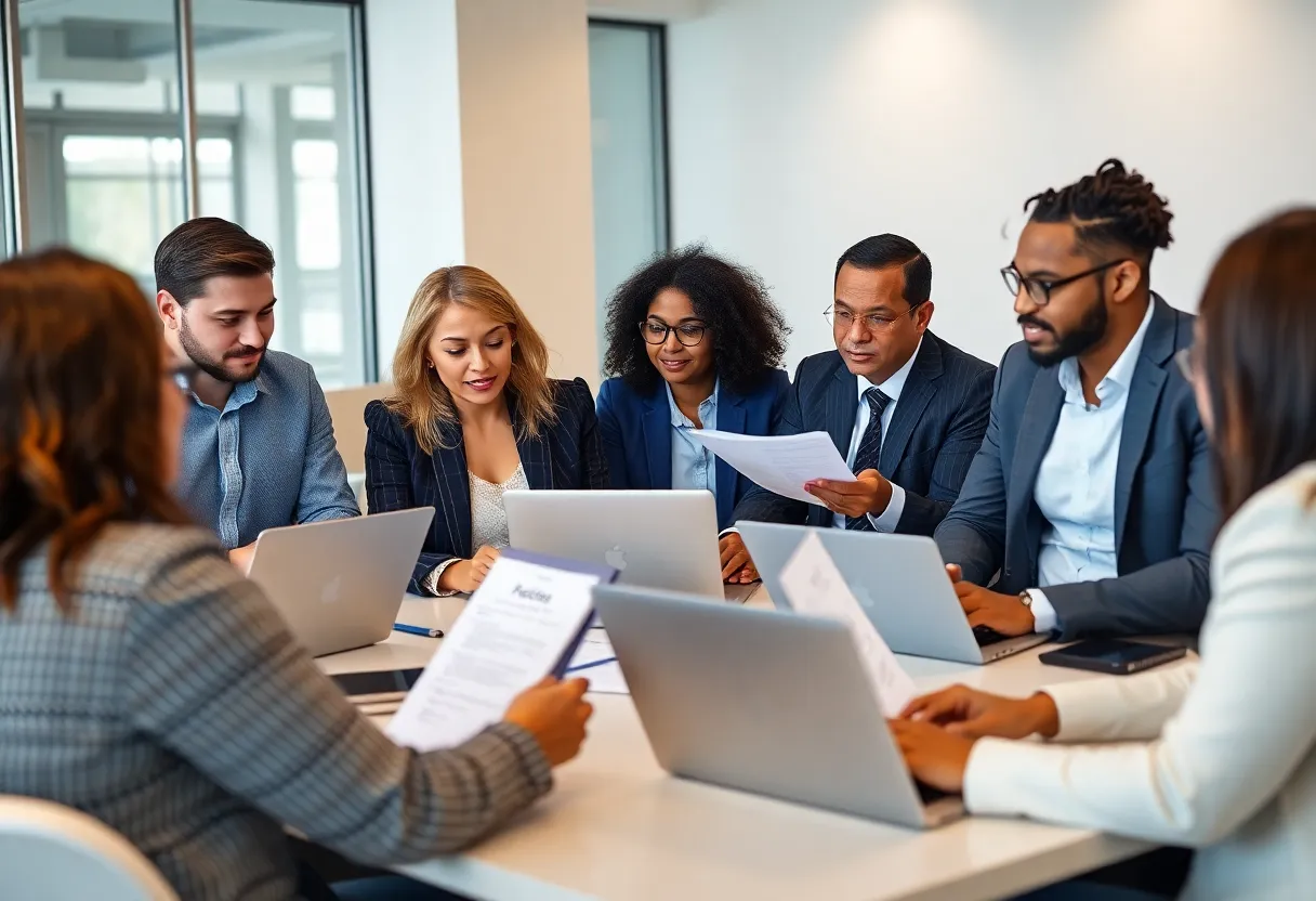 Tax professionals participating in a workshop