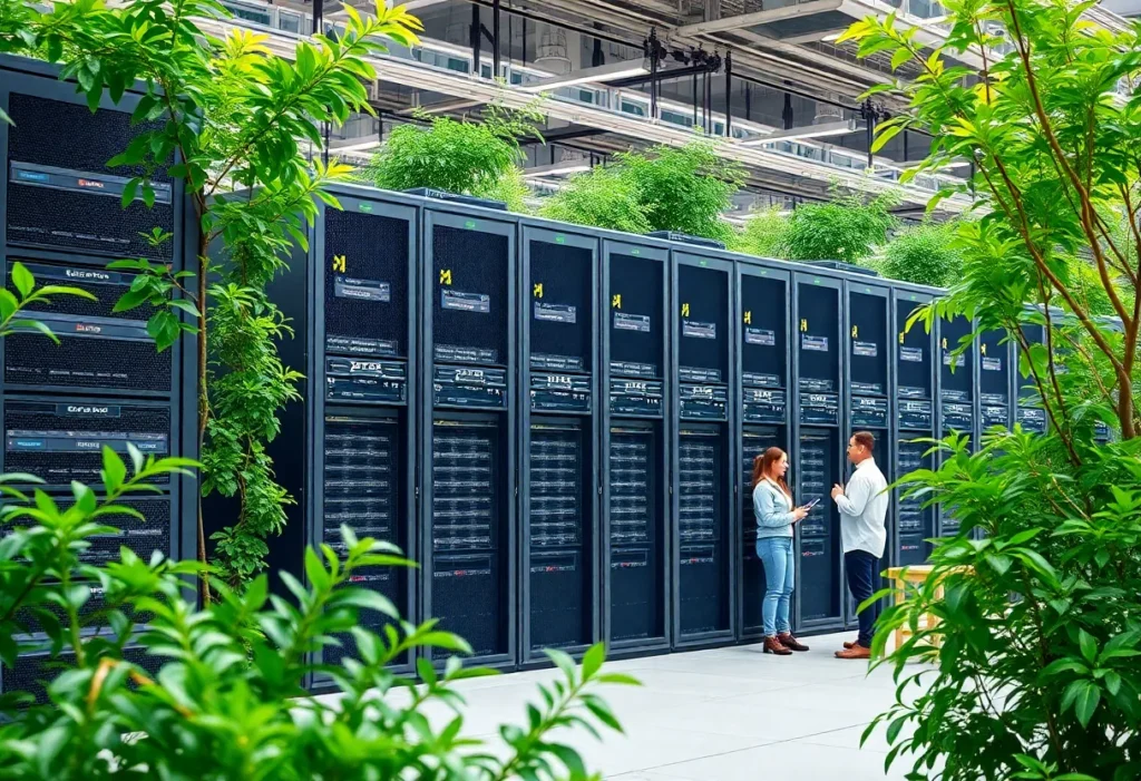 Expansion of AI data centers in Texas with modern technology