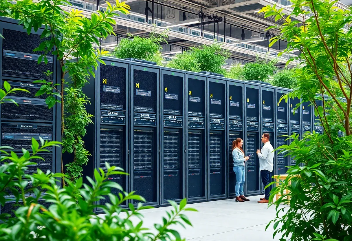 Expansion of AI data centers in Texas with modern technology