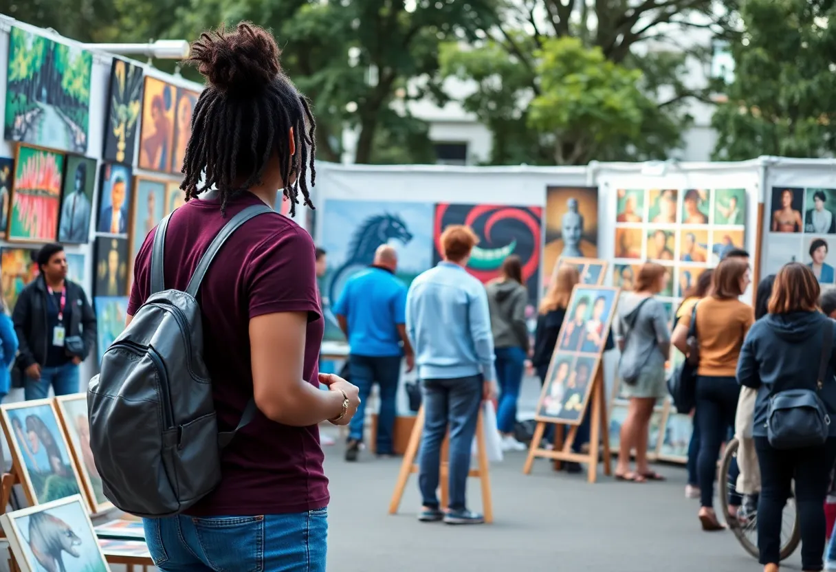 Art galleries showcasing various artworks in Texas