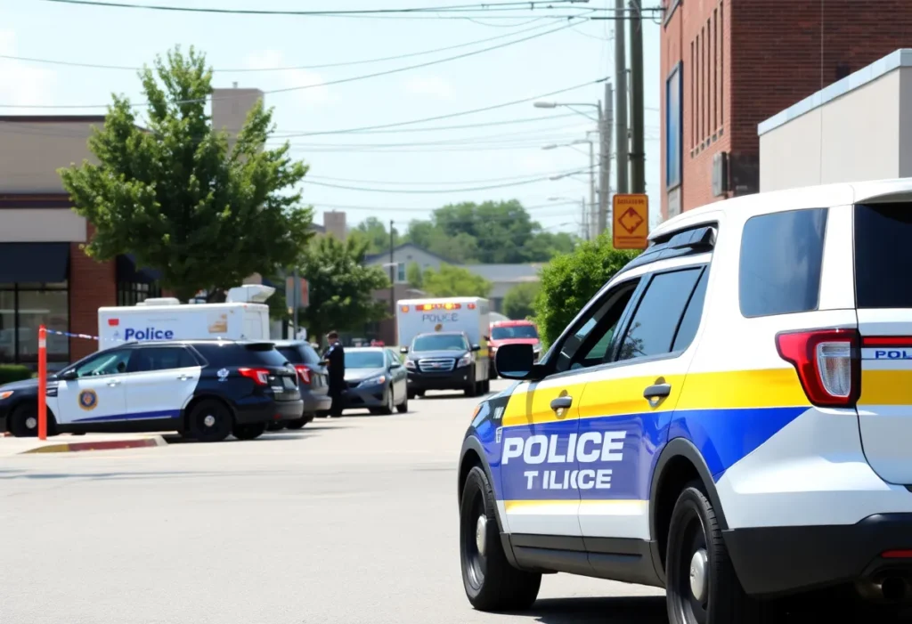 Police responding to a standoff in Van Alstyne.