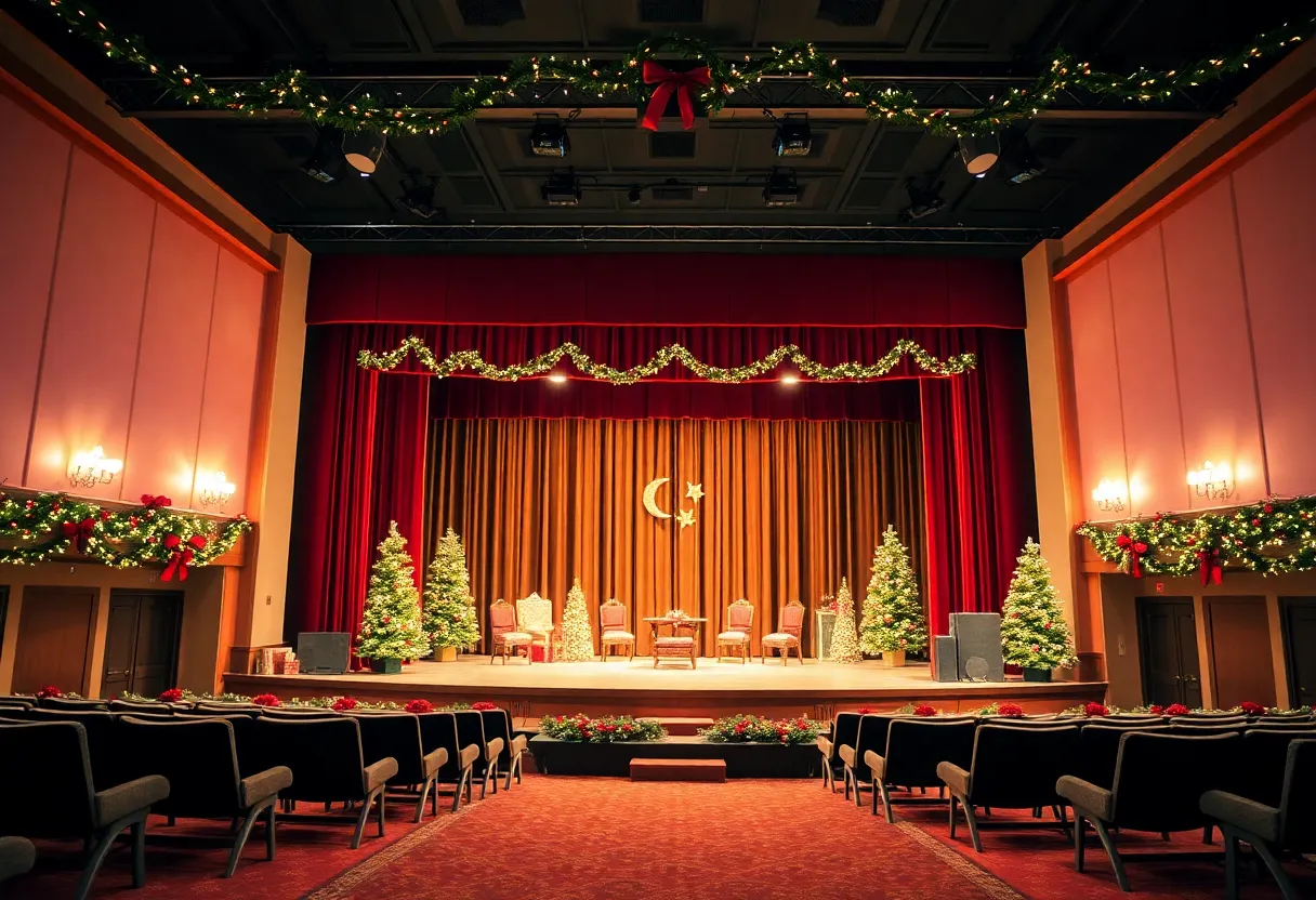 Scene from A Christmas Carol stage production at Dee & Charles Wyly Theatre