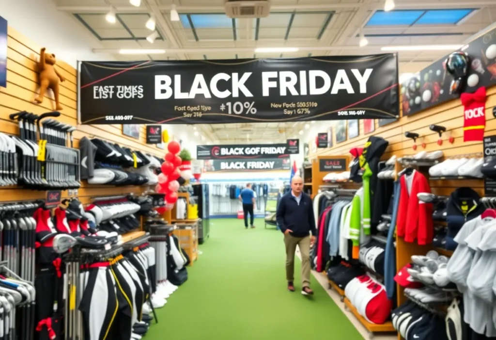 Golf equipment on sale during Black Friday